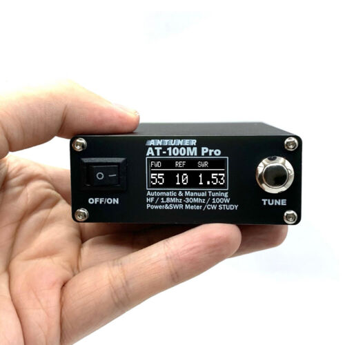 Medidor de potencia AT100M Pro, sintonizador de antena, medidor de onda estacionaria de 100 W para radio RF - Imagen 8 de 11
