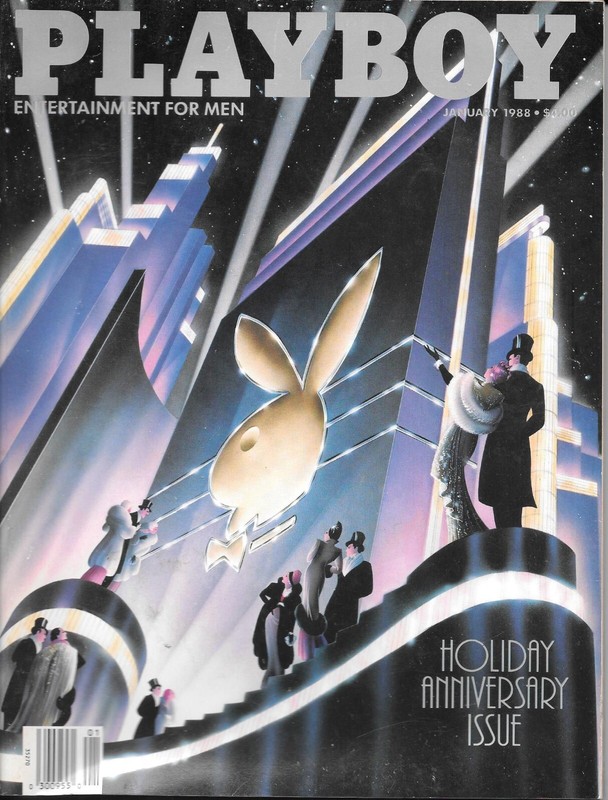 Playboy Magazine January 1988 Kimberley Conrad Playmate HOLIDAY ISSUE Hefner