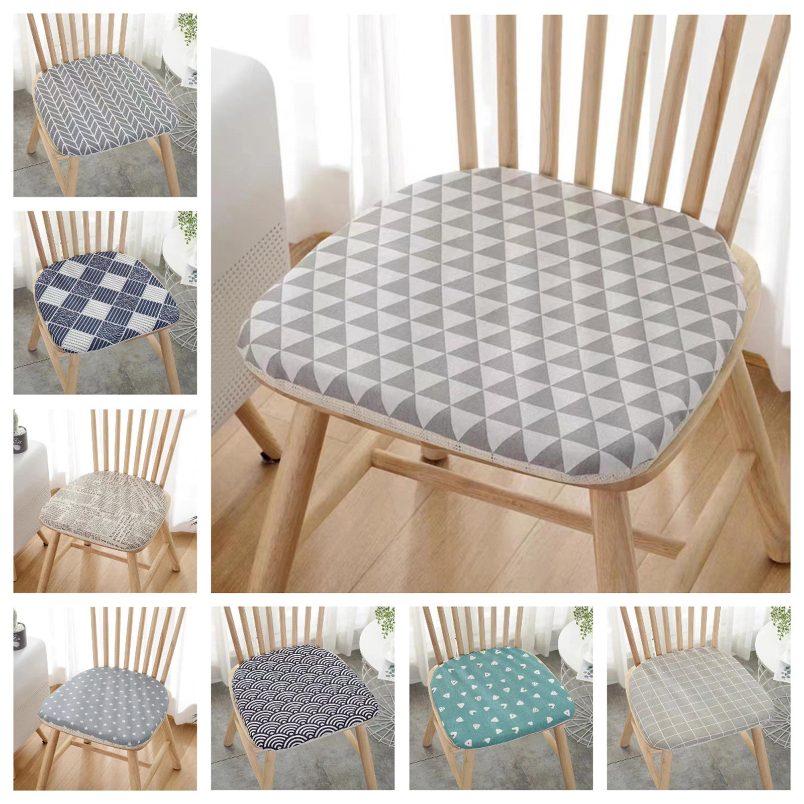 Non-Slip Office Chair Cushion with Secure Drawstring for Comfort-image