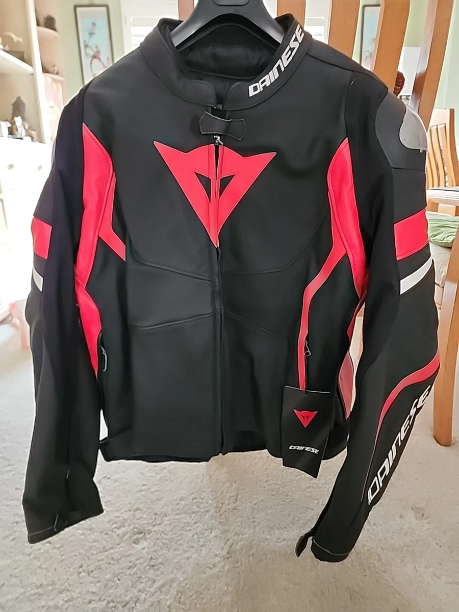 NWT NEW Dainese Avro 4 Sports Touring Urban Leather Jacket EU 64 UK 54