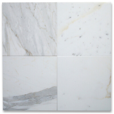 G44H Calacatta Gold Calcutta Oro Marble 12x12 Tile Honed