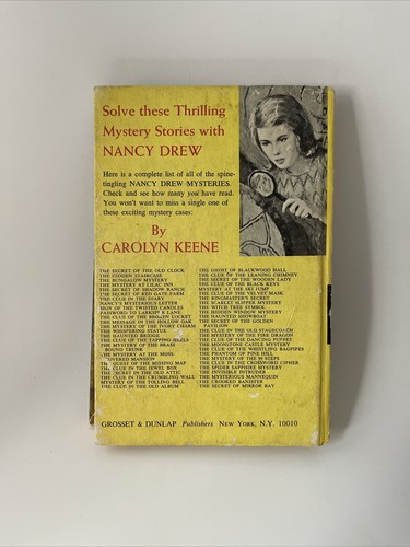 Nancy Drew Mystery Stories The Invisible Intruder Carolyn Keene 1969 Hardcover - Picture 3 of 10