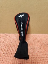 PowerBilt Golf 4H Hybrid HeadCover Rescue Cover Black 11" NEW