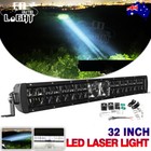 22" inch Laser Led Light Bar Offroad Driving Boat UTE Truck SUV Flood Spot Combo