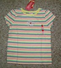 GYMBOREE "Daisy Days" Striped Gem Top Size 4 NEW 