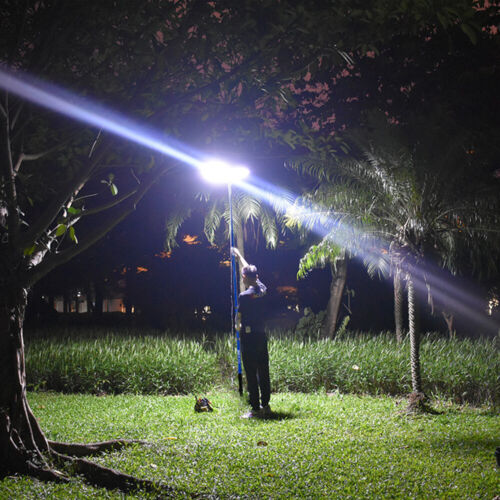 Outdoor Telescopic LED Camping Light Pole Night Fishing Lights Rechargeable Lamp - Picture 11 of 17