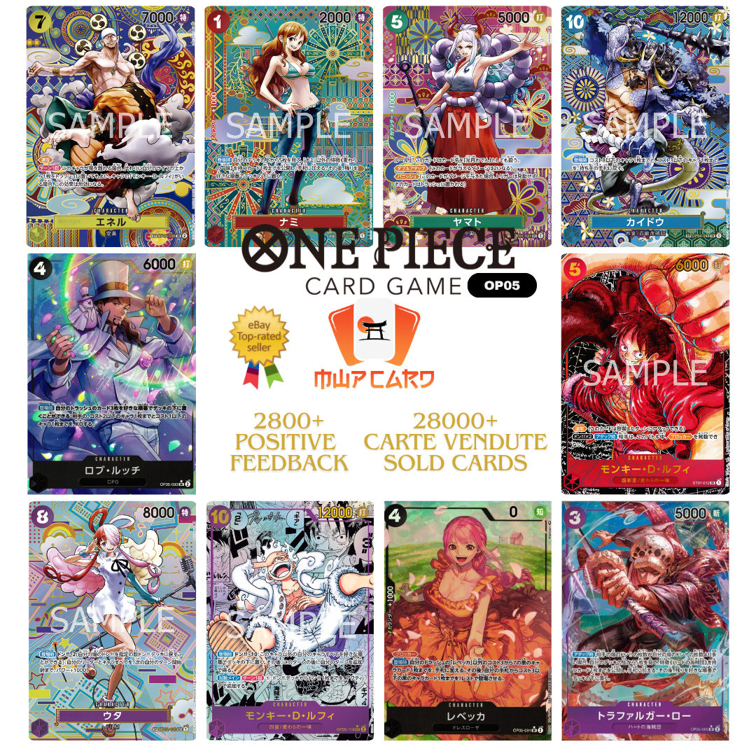 one piece tcg op-05 card list OP05-060 Monkey.D.Luffy (L) offers a compelling and exciting gaming experience for fans of Eiichiro Odas acclaimed manga and anime Every OP-05 leader REVEALED! -