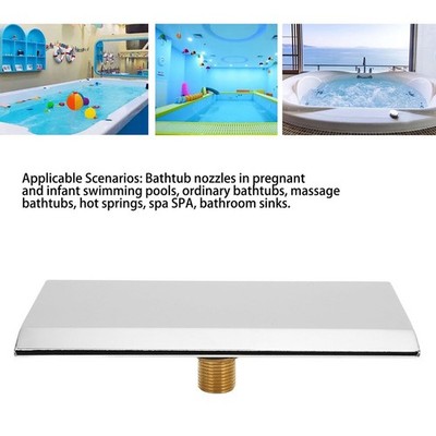 Pool Waterfall Fount Edelstahl Einfach Zu Installieren Spiegeldesign Praktisch