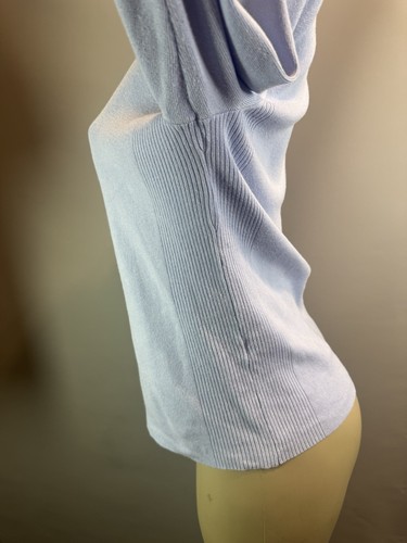 Chicos Top Women’s Size 2/ Large Light Blue Turtleneck Pullover Long Sleeve - Bild 14 von 17