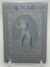 2024 Historic Autographs All Time Greats KID NICHOLS #4 Cyan Printing Plate 1/1