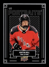 5-11-18 PWE . pwhl . 2024 upper deck ud portraits . #p-18 ashton bell