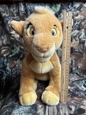 Disney Store Vintage Young Simba Lion King Plush Stuffed Animal 14 Inches