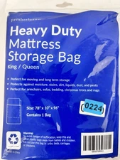 Mattress Storage Bag KING QUEEN Heavy Duty Protective Cover Pemberly Row Bed