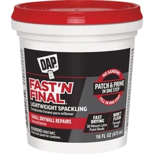 Dap Fast 'N Final 1 Pt. Lightweight Latex Patch & Prime Spackling 7079812141 DAP
