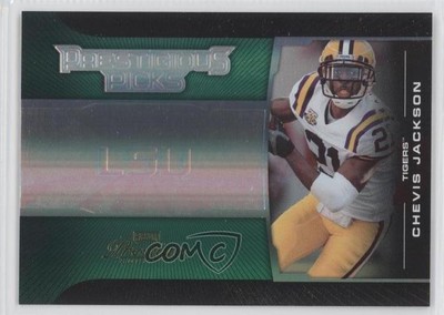 2008 Prestige Prestigious Picks Green /100 Chevis Jackson #PPI-20 Rookie RC