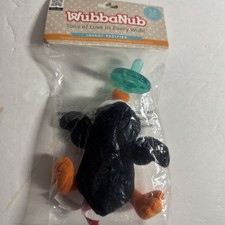 Wubbanub Infant Pacifier Penguin 0-6 Months Plush Brand New Sealed