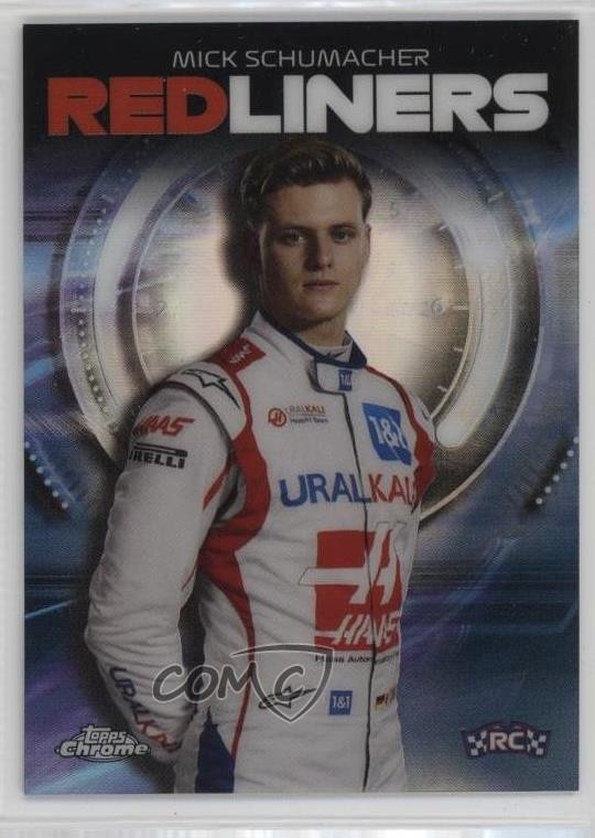 2021 Topps Chrome Formula 1 Redliners Max Out Mick Schumacher #RL-10 15ue