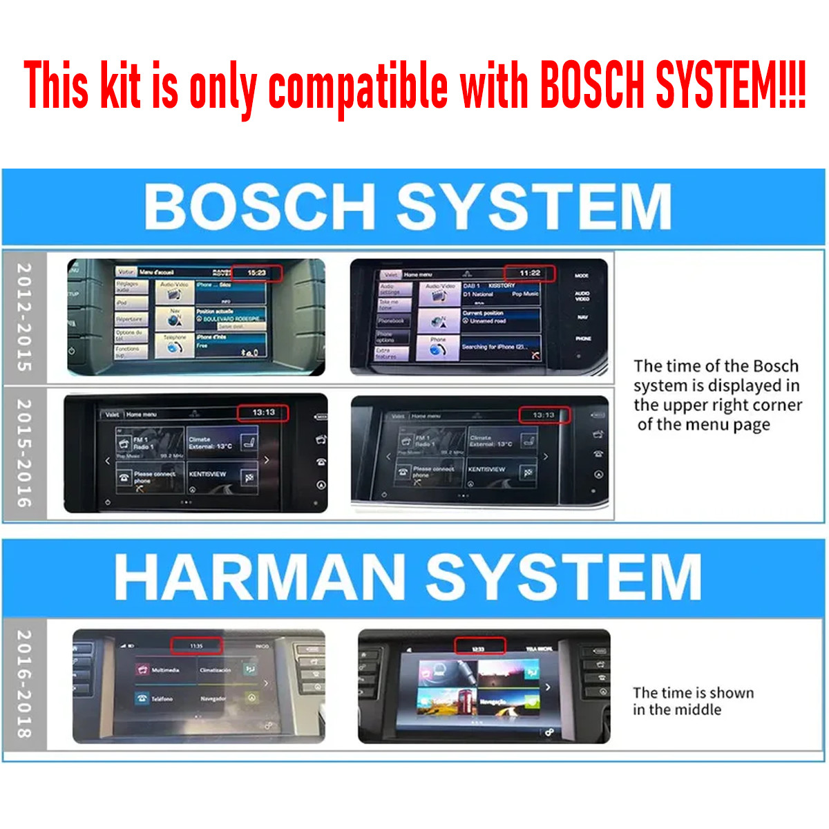Land Rover Freelander 2 2011-2014 Kit Auto Android Wireless CarPlay Bosch - Miniatura 2