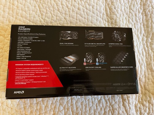 ASRock Radeon RX 6700 XT Challenger Pro OC 12GB GDDR6 Graphics Card - Bild 2 von 11