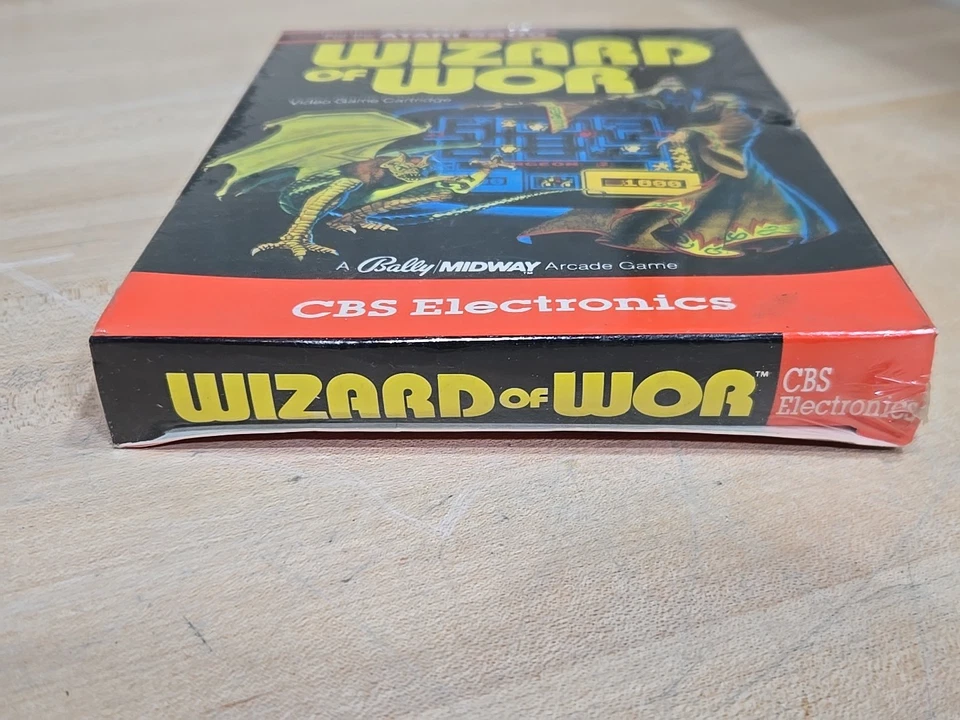 Vintage CBS Video Game Wizard of Wor Atari 5200 Sealed New (Damaged Box) CIB - Image 3 of 4
