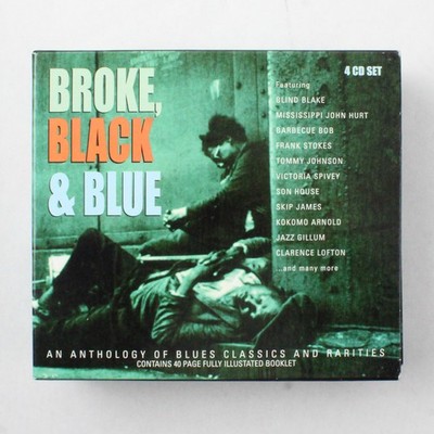 Broke, Black & Blue 4 CD Set w/Booklet, Various 1999
