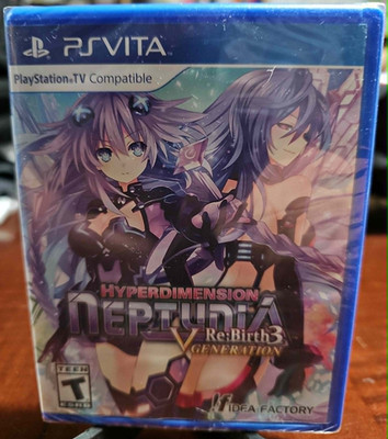 Hyperdimension Neptunia ReBirth3: V Generation (Sony PlayStation Vita, 2015) New