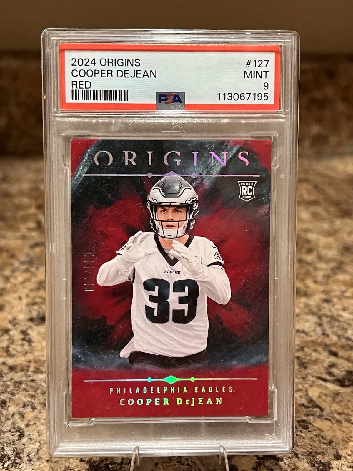 2024 Panini Origins - Rookies Cooper DeJean #127 Red /149 (RC)