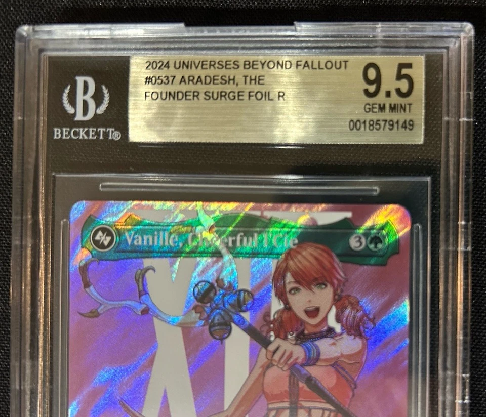 BGS 9.5 Vanille, Cheerful l'Cie 537 Surge Foil Final Fantasy MTG (Mislabeled) - Image 3 of 3