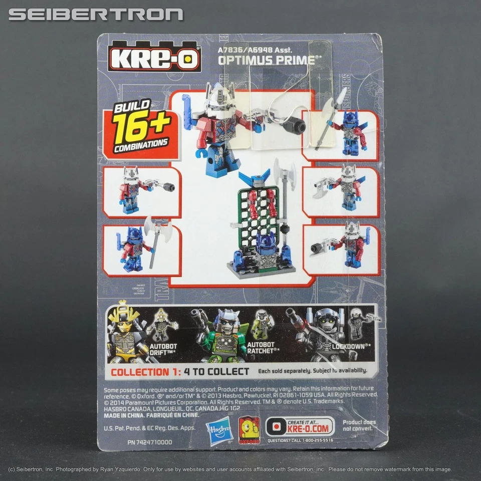 Transformers Kre-o Custom Kreon OPTIMUS PRIME 30 Pcs Collection #1 AOE 2014 New - Image 4 of 4