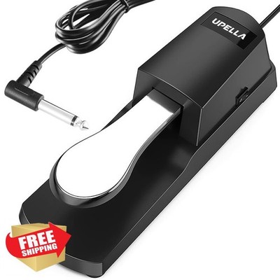 UPELLA Sustain Pedal Silver Style 1