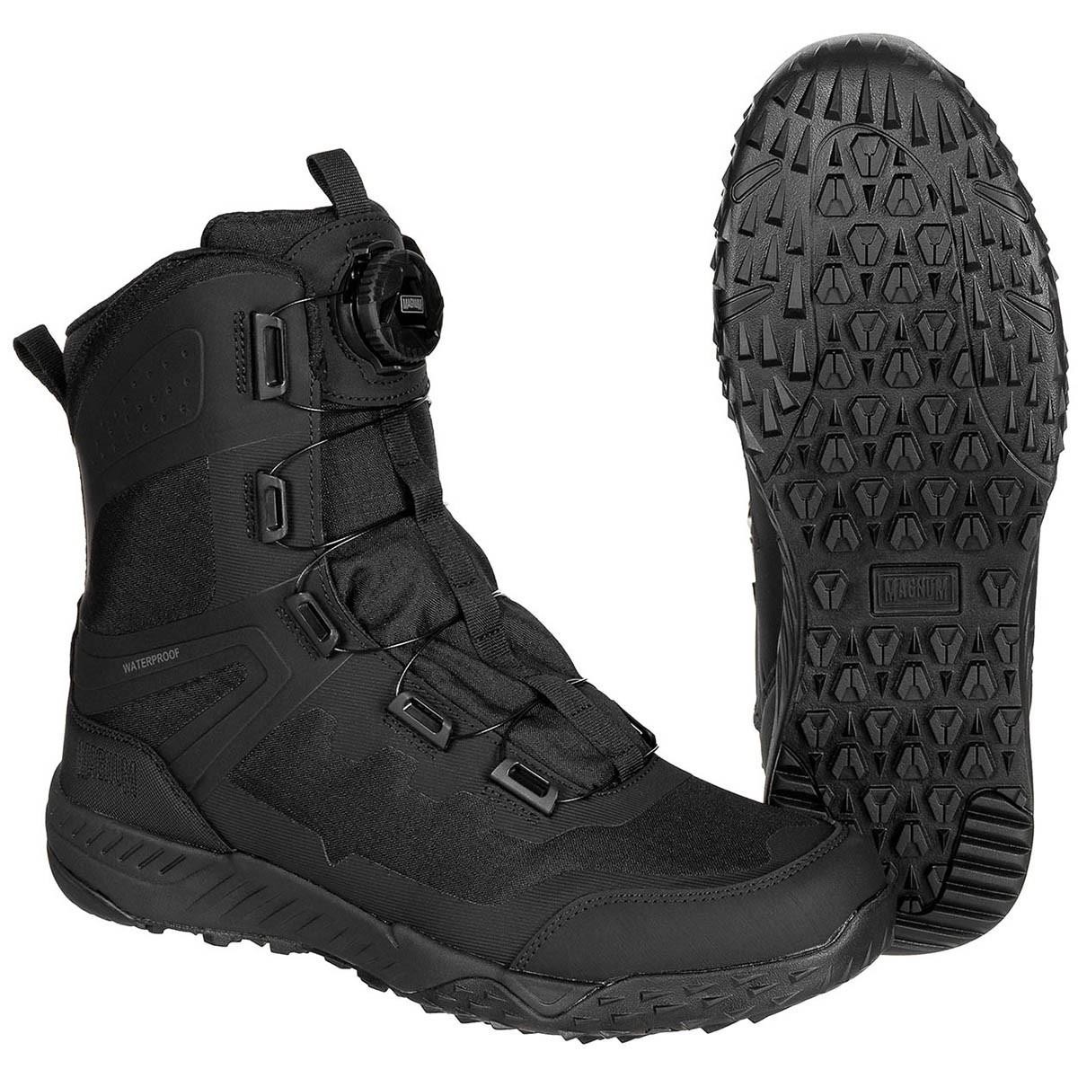 Magnum Ultima 8.0 Talla WP Botas Tácticas Impermeables Bloqueo M Ligeras Negras