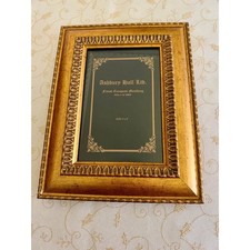 Ashbury Hall Ltd Gold Wood Picture Frame 4x6 Ornate Gilded Made in USA 7.25x9.25