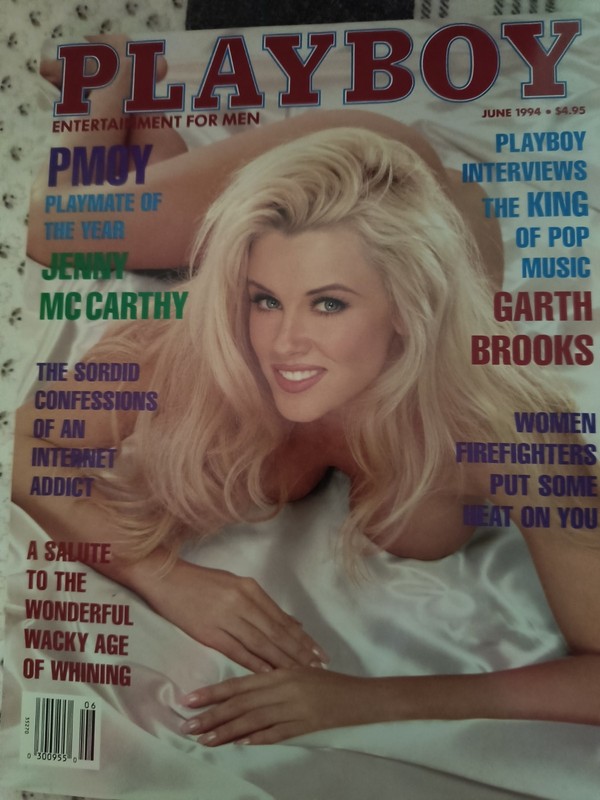 Play boy Magazine Jenny Mccarthy - June 1994 Centerfold Intact