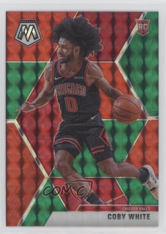 2019 Panini Mosaic Rookies Choice Red Green Prizm Coby White #211 Rookie RC z4k