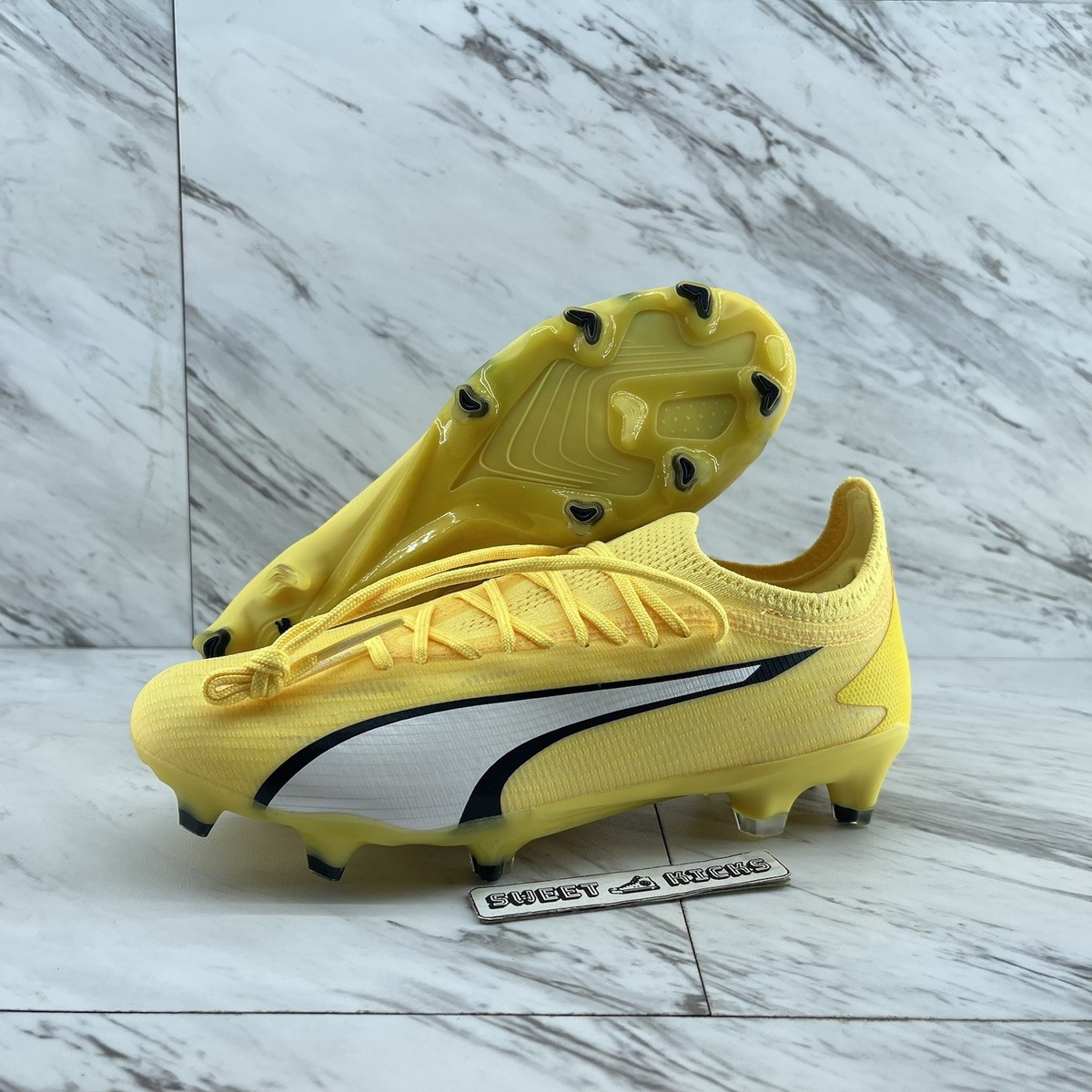 Puma Women's Ultra Ultimate FG/AG 107507-04 Yellow Blaze/puma Size