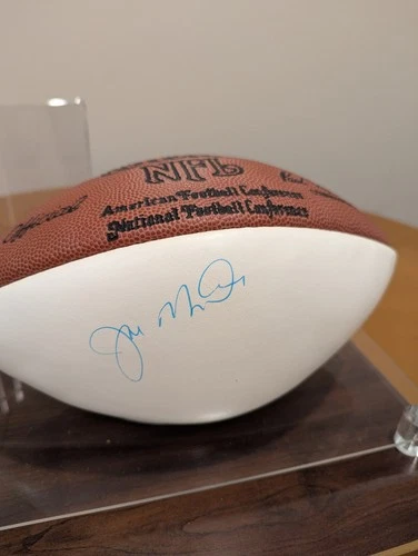 Joe Montana Signed Autographed Wilson NFL Football - White Panel