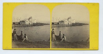 Torre Del Greco Gulf Of Naples Italy Stereoview By Lamy 