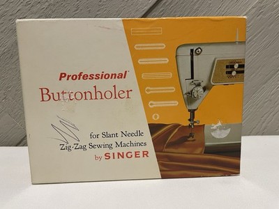 Vintage Singer Professional Buttonholer For Slant Needle Zig-Zag Sewing Machines