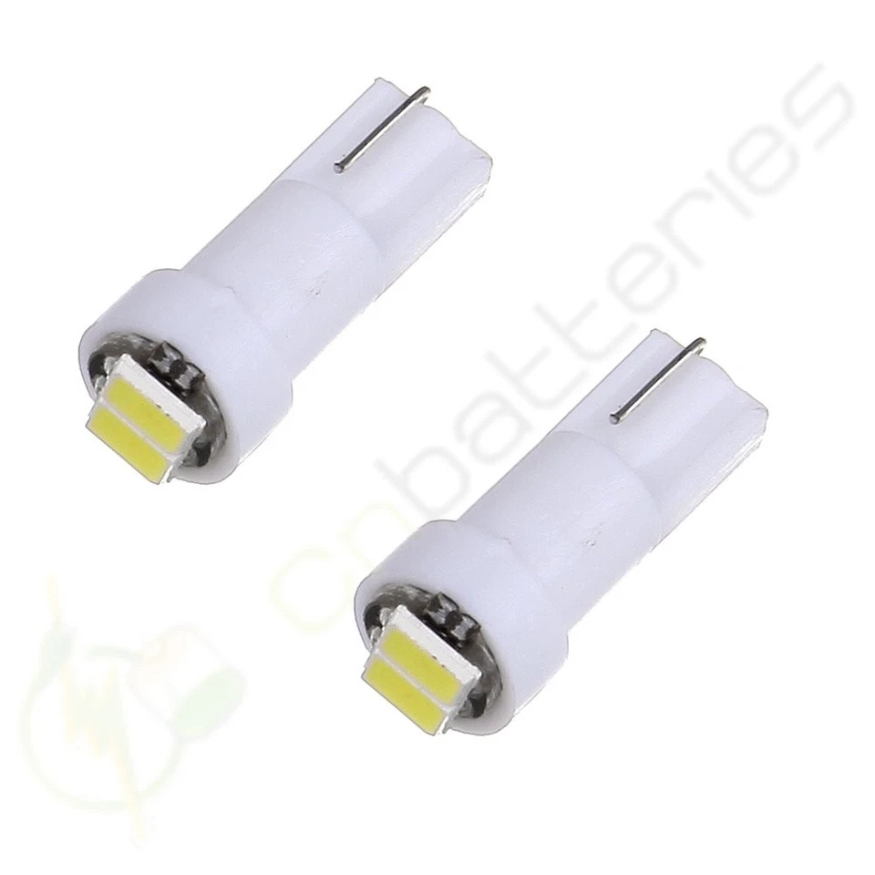 10X T5 70 73 74 Tablero Calibre 2SMD LED Cuña Lateral Bombilla Blanca Para Toyota Foto 4 de 4