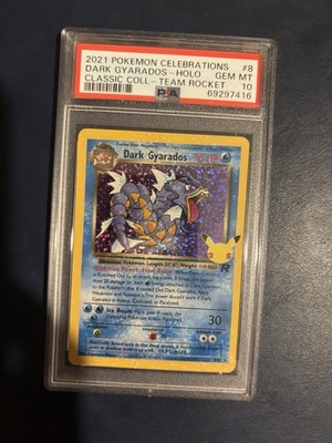 2021 POKEMON CELEBRATIONS CLASSIC COLLECTION #8 DARK GYARADOS-HOLO
