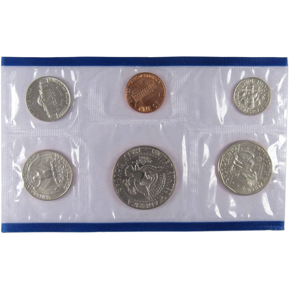 Juego de monedas 1981 sin circular como nuevo embalaje original del gobierno OGP Foto 3 de 4