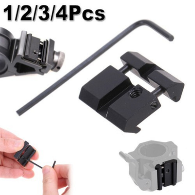 #ad 11mm Dovetail to 20mm Picatinny Rail Snap In Adapter Low Profile 11mm to 22mm $9.99