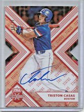 Triston Casas 2018 Panini Elite Extra Edition Autograph #56/75