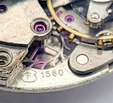 FHF 1560 Swiss Watch Movement 17J Manual Wind Vintage Mechanical- SB10-A2: