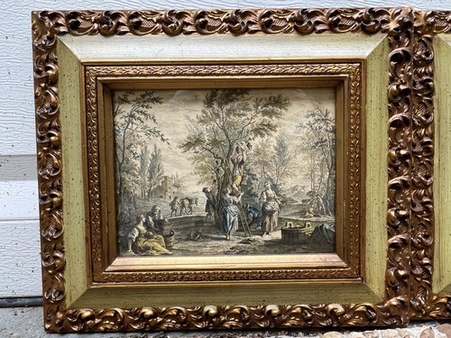 F. Bartolozzi/Zocchi Art Deco Wall Hanging Framed Print, Italian,Interior Design - Picture 3 of 24