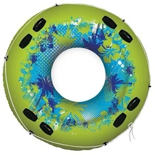 Poolmaster Inflatable Island Tropics Tube 77 Inch