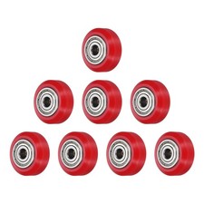 8Pcs 3D Printer Wheel with 625ZZ Linear Bearing for 3D Printer, Red
