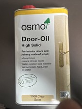 osmo door oil 3060 1ltr clear satin New&sealed