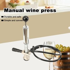Stainless Steel Manual Keg Pump 4in Portable Beer Tap for Kegs