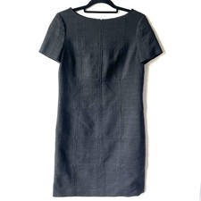 Tory Burch Womens 4 Wool Bld Sheath Dress Gray Minimalist Quiet Luxury Old Money